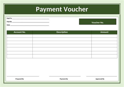 Cash Payment Voucher Template Free Download in Word (.docx)