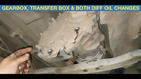 How to change the gear box oil, transfer box oil, front and rear diff oils Toyota Hilux - YouTube