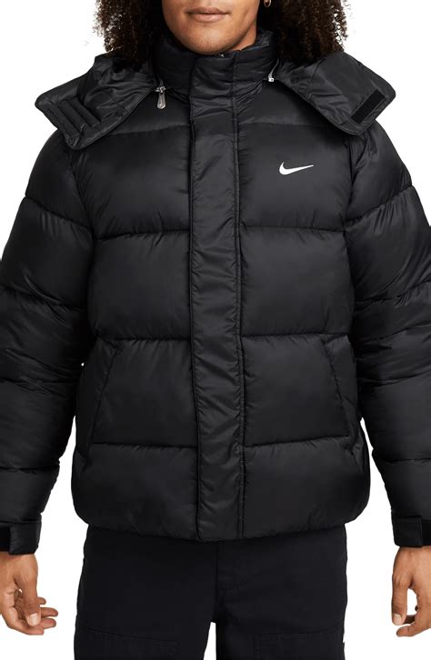 Nike Life Therma-fit Insulated Puffer Jacket in Black for Men | Lyst