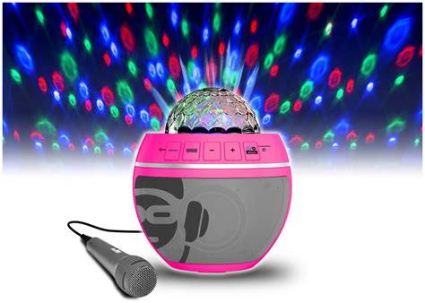 iDance BB10 Disco Lights Bluetooth Karaoke Machine - Pink (6208844) | Argos Price Tracker ...