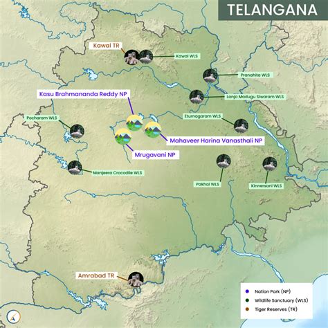 Telangana National Parks, Tiger Reserves and Wildlife Sanctuaries » LotusArise