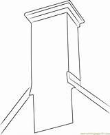 Bespoke Chimney Coloring Page For Kids  Free Printable sketch template