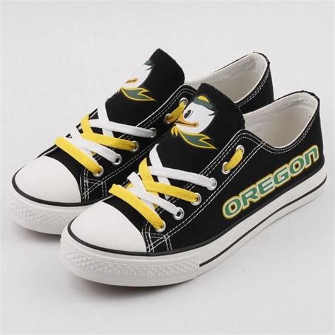 Novelty Design Oregon Ducks Shoes Low top Canvas Shoes