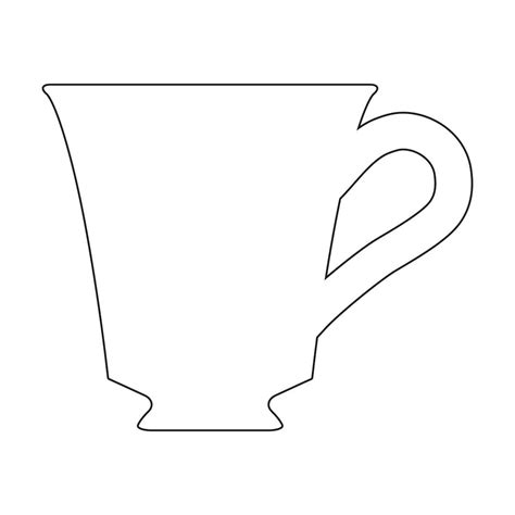 Free Printable Tea Cup Template
