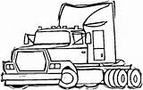 Semi Trailer Truck coloring Page  Free Printable Coloring Pages sketch template