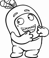 Oddbods coloring pages  Free For Kids sketch template