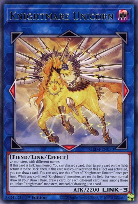 Knightmare Unicorn - Genesis Impact - YuGiOh