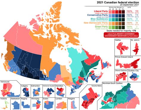 Canada. Legislative Election 2021 - Electoral Geography 2.0