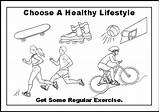Healthy Lifestyle coloring Pages To Download And Print For Free sketch template