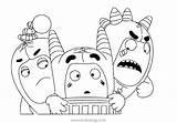 Oddbods Fuse Coloring Pages  Clowncoloringpages sketch template