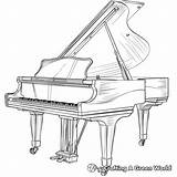 Piano Coloring Pages  Free & Printable sketch template