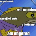 Spongebob angry fish Meme Generator - Imgflip