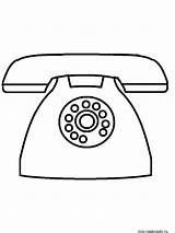 Telephone Coloring Page At GetColoringscom  Free Printable Colorings sketch template