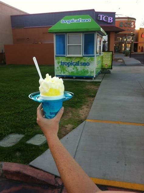 Menu at Tropical Sno desserts, Tucson