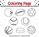 Sports Balls Coloring Pages For Boys sketch template
