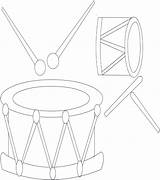Drum printable coloring Page For Kids sketch template