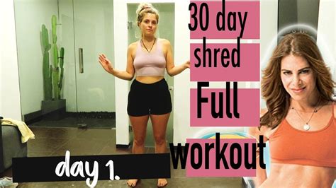 Jillian Michaels 30 Day Shred Workout Schedule | EOUA Blog