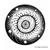 Galaxy For Adults Coloring Pages  Free & Printable sketch template