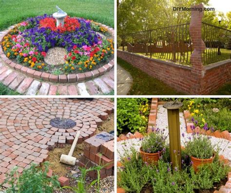 brick-landscaping-ideas | Outdoor fireplace brick, Garden edging ...