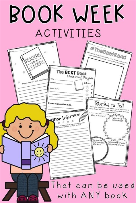 Book Week Activities For Kids