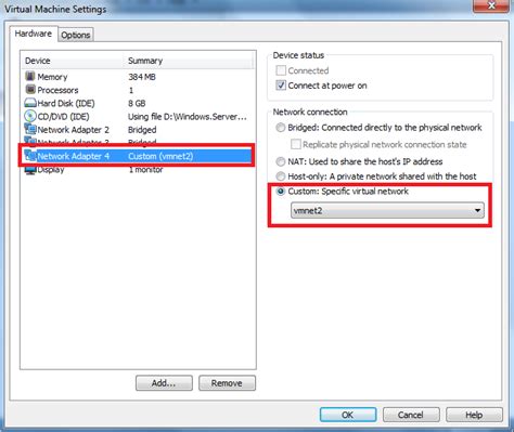 Adding Custom Network Adapter in VMware Player - Jesin's Blog