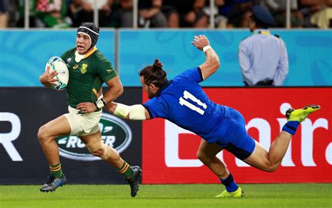 Kolbe grabs double as Springboks rumble past Italy for bonus-point win | Rugby World Cup