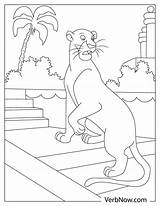 Free PANTHER Coloring Pages For Download Printable PDF sketch template
