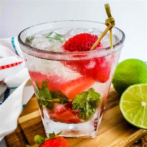 Strawberry Mint Mojito - Bowl Me Over