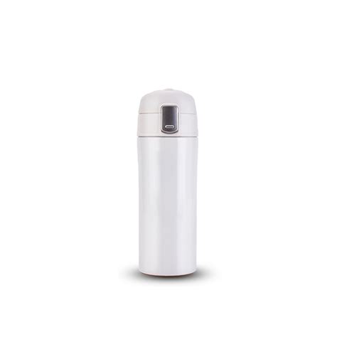 SMART MUG -Stainless steel vacuum insulated suction mug with push ...