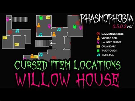 Phasmophobia Cursed Item Locations - Willow Street House - YouTube