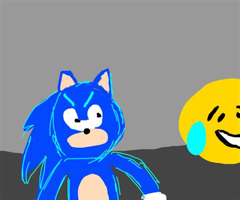 Sonic laughing - Drawception