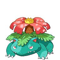 003 Venusaur High Res Sprite @ PixelJoint.com