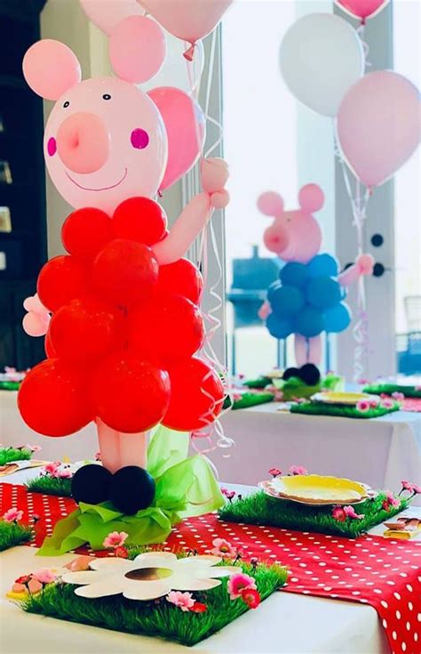 Peppa Pig Birthday Party | Kara's Party Ideas | Peppa pig birthday decorations, Peppa pig ...