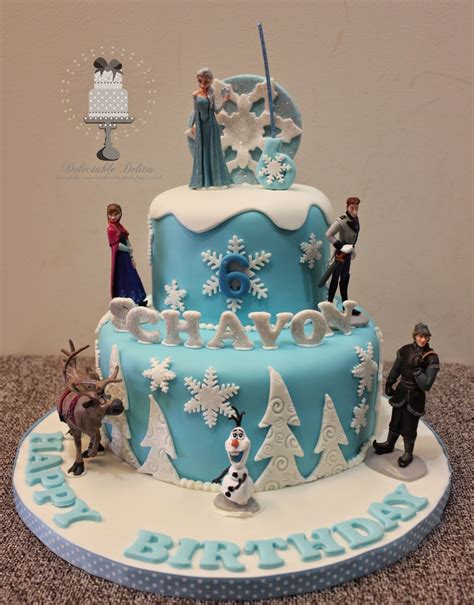 Delectable Delites: Disney Frozen theme cake