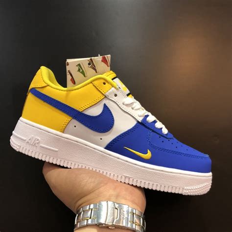 Nike Air Force 1 Blue White Yellow buy