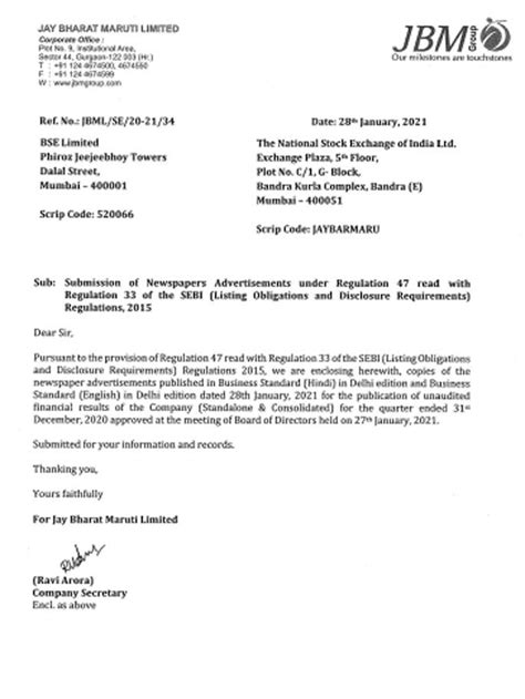 JBML Outcome BM 21st January 2021 Submission - JBM Group