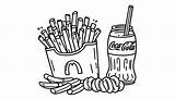 54  Free Fries Coloring Pages For Little Foodies sketch template