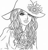 Girly Coloring Pages sketch template