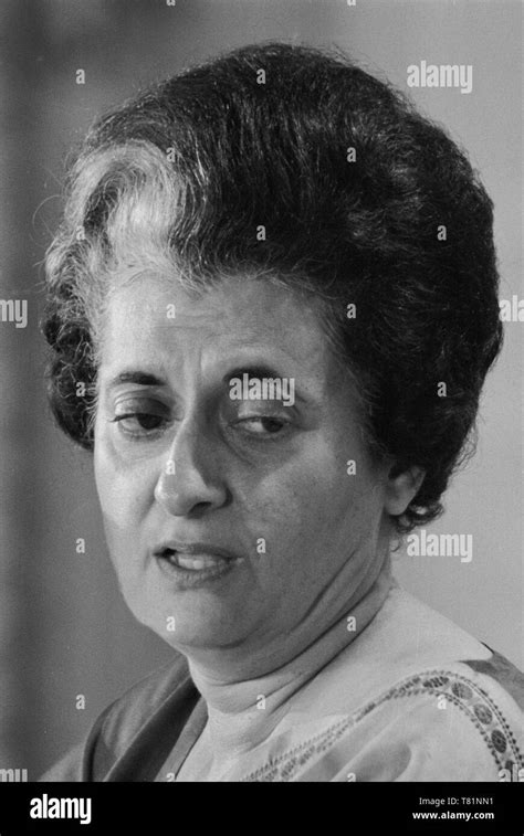 Indira Gandhi, Prime Minister of India Stock Photo - Alamy