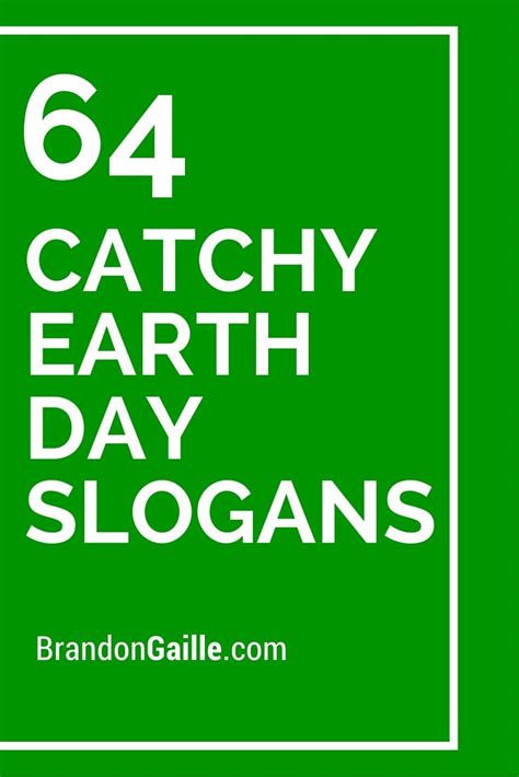 151 Good and Catchy Earth Day Slogans | Earth day slogans, Earth day, Slogan on save earth