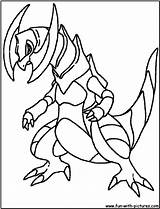 Pokemon Coloring Pages Zekrom sketch template