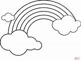 Rainbow And Clouds coloring Page  Free Printable Coloring Pages sketch template