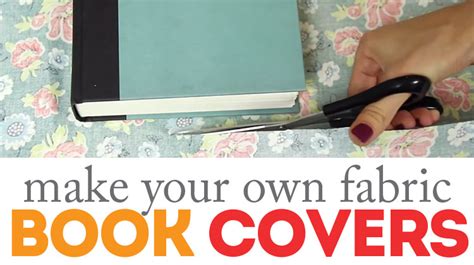 How to Make DIY Fabric Book Covers