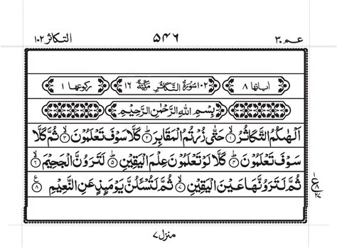 Surah Takathur PDF - Online Download Translation PDF