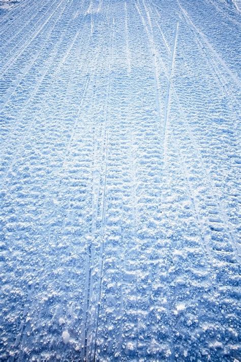 Snow Texture Background From Snowmobile Tracks Photo And Picture For ...