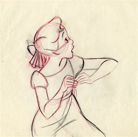 PETER PAN Animator's Extreme Drawing WENDY, 1953 | Walt Disn… | Flickr