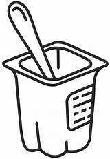 Yogurt coloring page  ColouringPages sketch template