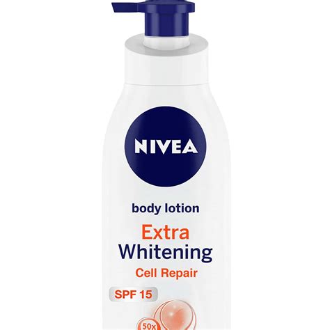 Buy NIVEA EXTRA WHITENING CELL REPAIR SPF 15 BODY LOTION - 400 ML Online & Get Upto 60% OFF at ...