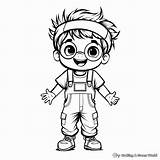 Overalls Coloring Pages  Free & Printable sketch template