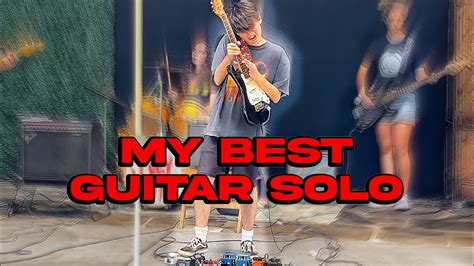 My BEST Guitar Solo! - YouTube